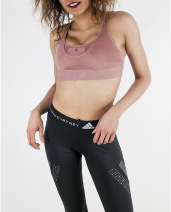 Brassière technique en élasthanne rose Adidas 