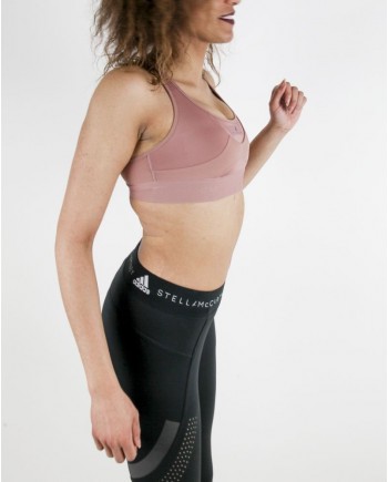 Brassière technique en élasthanne rose Adidas 