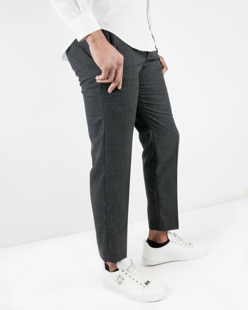 Pantalon tailleur  gris  John Galliano 