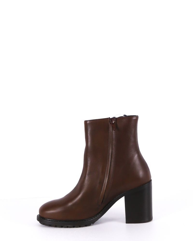 Bottines en cuir marron Each Other 