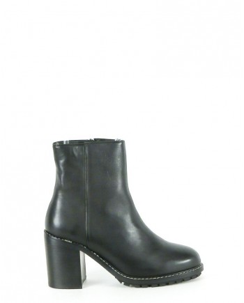 Bottines en cuir noir Each Other 