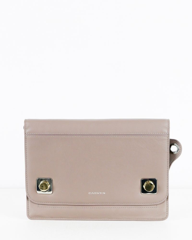 Pochette taupe Carven 