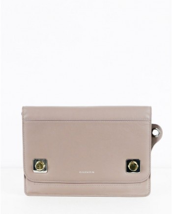 Pochette taupe Carven 