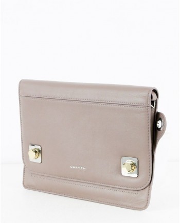 Pochette taupe Carven 