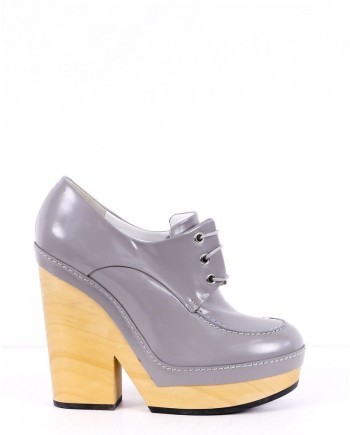 Chaussures à talons gris Jil Sander 