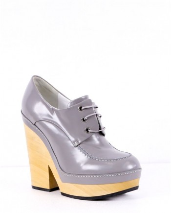 Chaussures à talons gris Jil Sander 