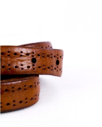 Ceinture en cuir marron Cycle 