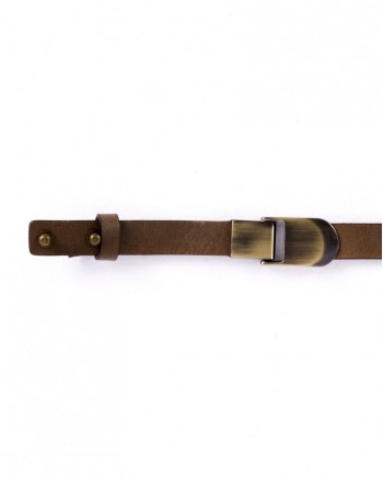 Ceinture en cuir taupe Plein Sud 