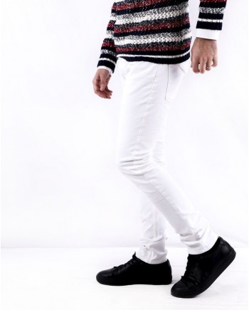 Jean skinny en coton blanc John Richmond 