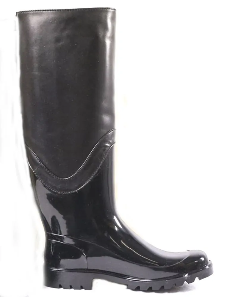 Bottes noires bi-matières A. Bottega 