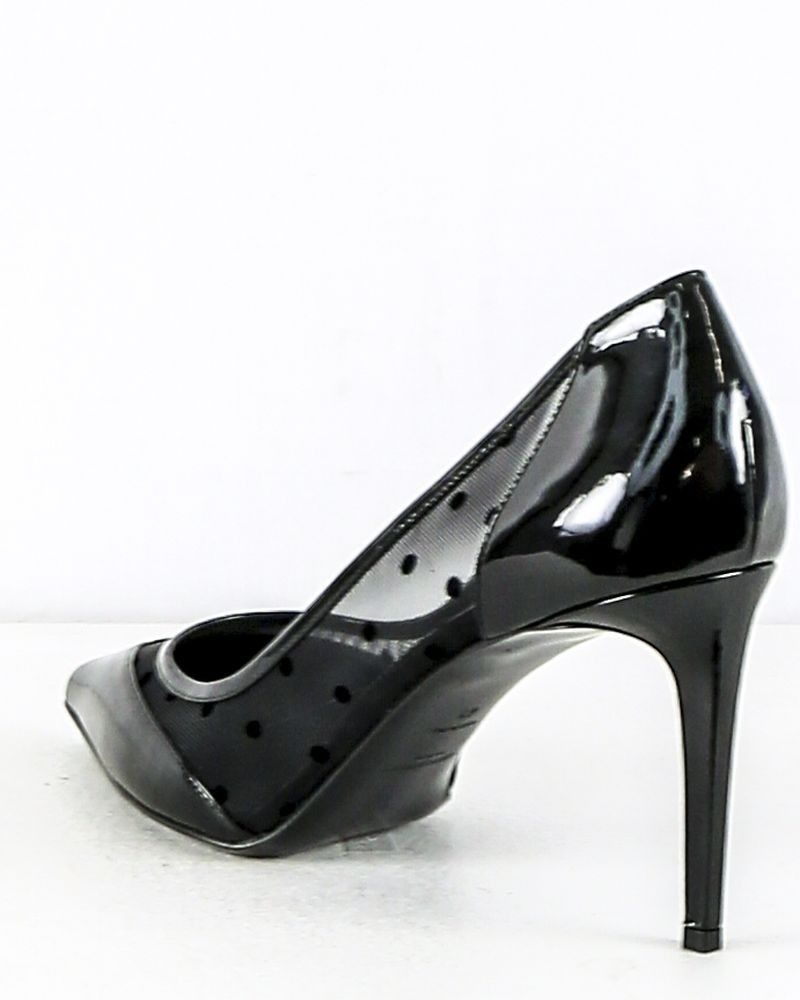 Escarpins à talons noirs Saint Laurent 