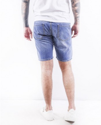 Short en jean bleu John Richmond 