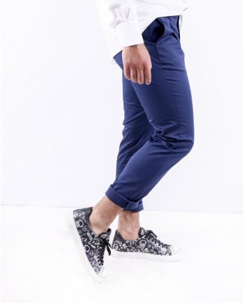 Pantalon tailleur bleu Ly Adams 