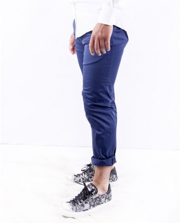 Pantalon tailleur bleu Ly Adams 