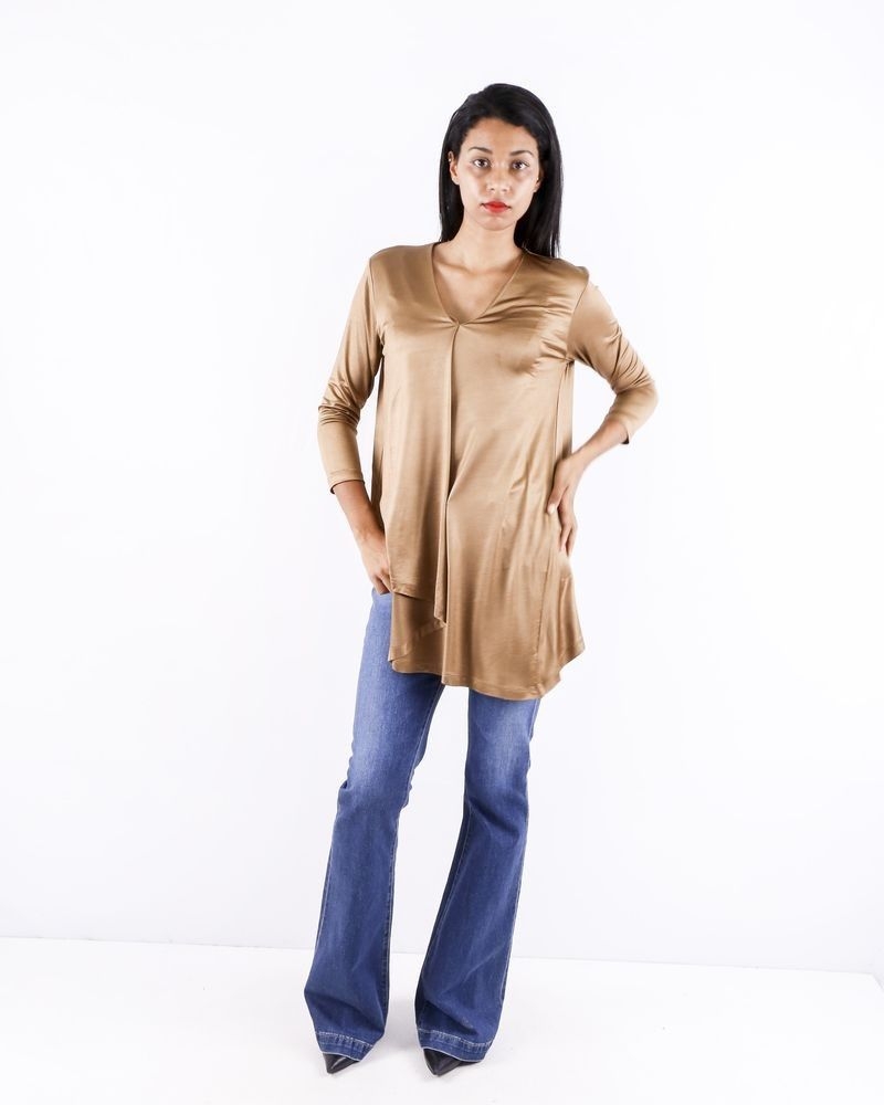 Blouse en viscose caramel Jijil 