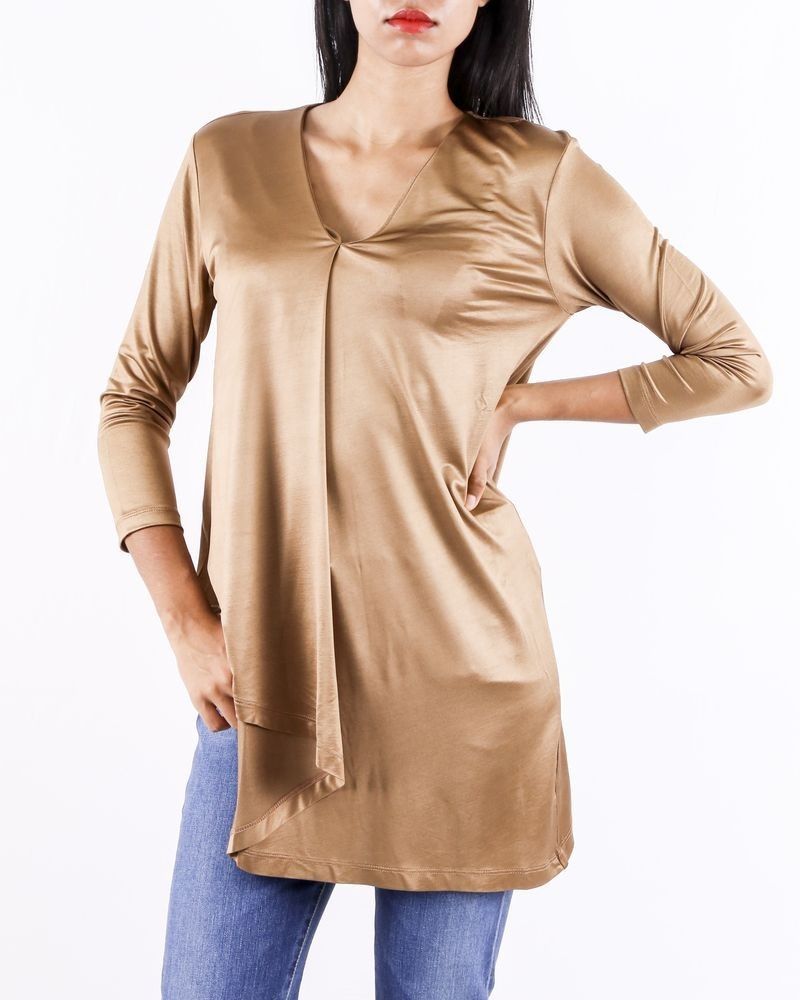 Blouse en viscose caramel Jijil 