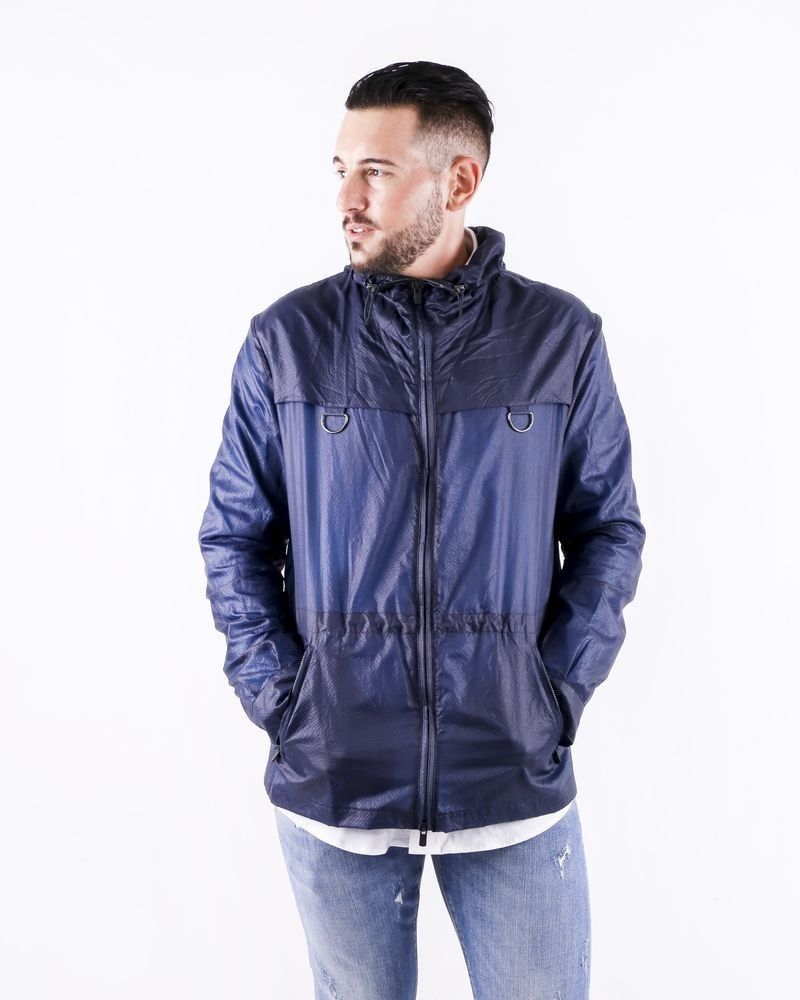 Blouson imperméable bleu Hevo 