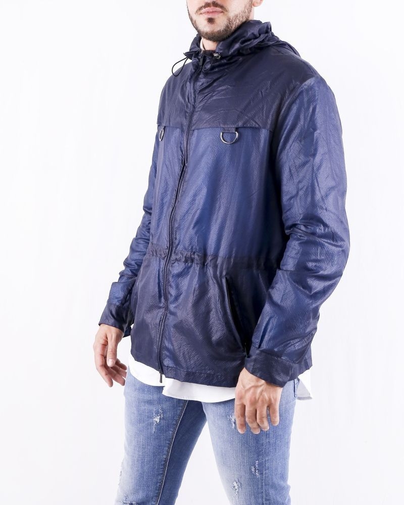 Blouson imperméable bleu Hevo 