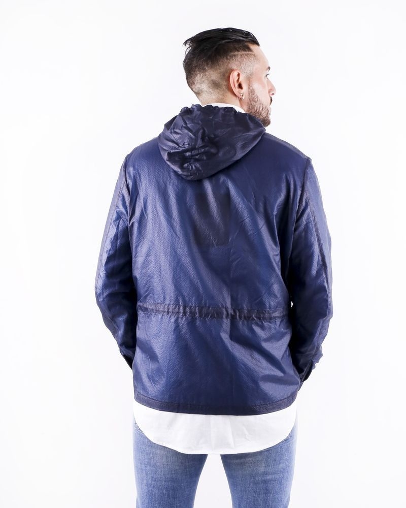 Blouson imperméable bleu Hevo 