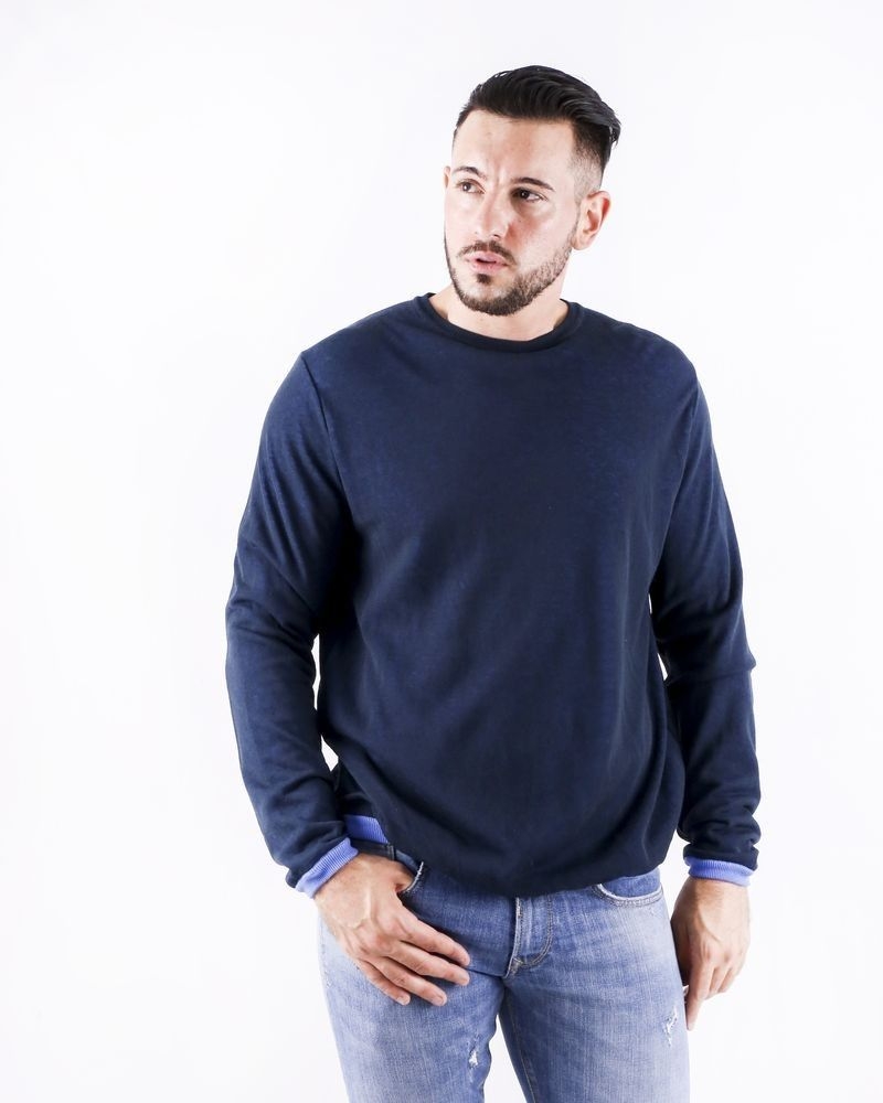 Pull façon fourreau en coton bleu Tomorrowland 