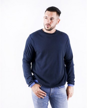 Pull façon fourreau en coton bleu Tomorrowland 