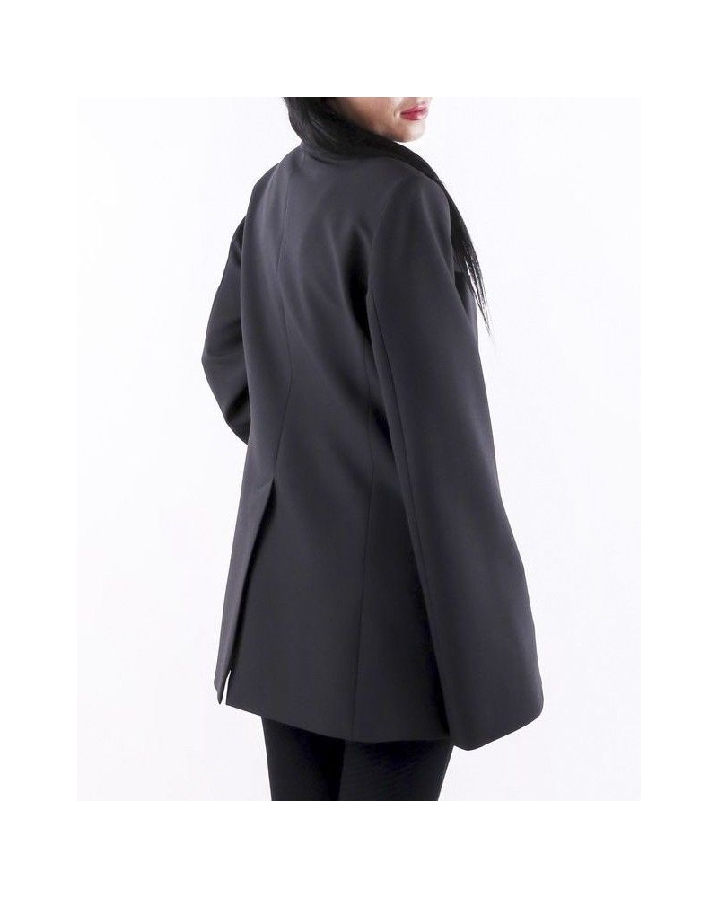 Veste oversize noir à boutons croisés Ellery 