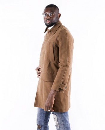 Manteau en coton camel Edition M.R 