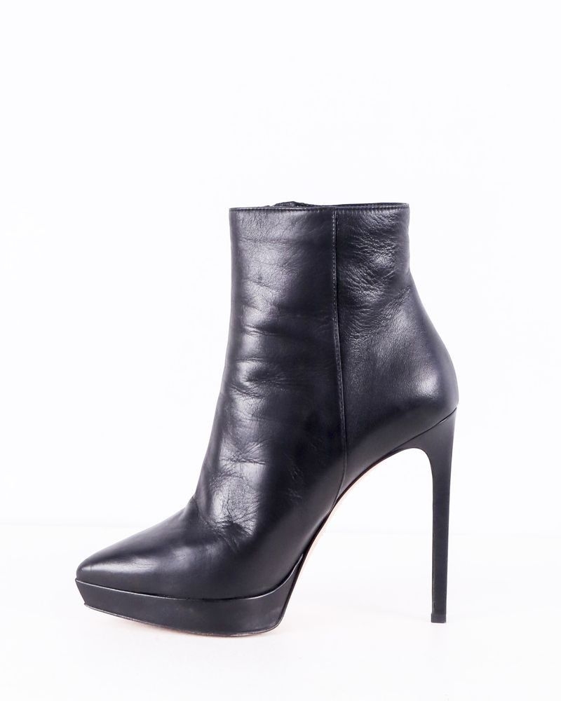 Bottines à talons noir Elisabetta Franchi 