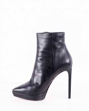 Bottines à talons noir Elisabetta Franchi 