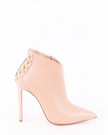 Bottines à talons rose Elisabetta Franchi 