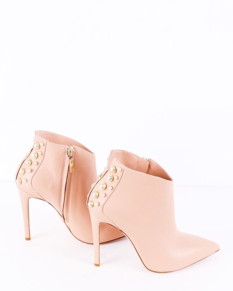 Bottines à talons rose Elisabetta Franchi 