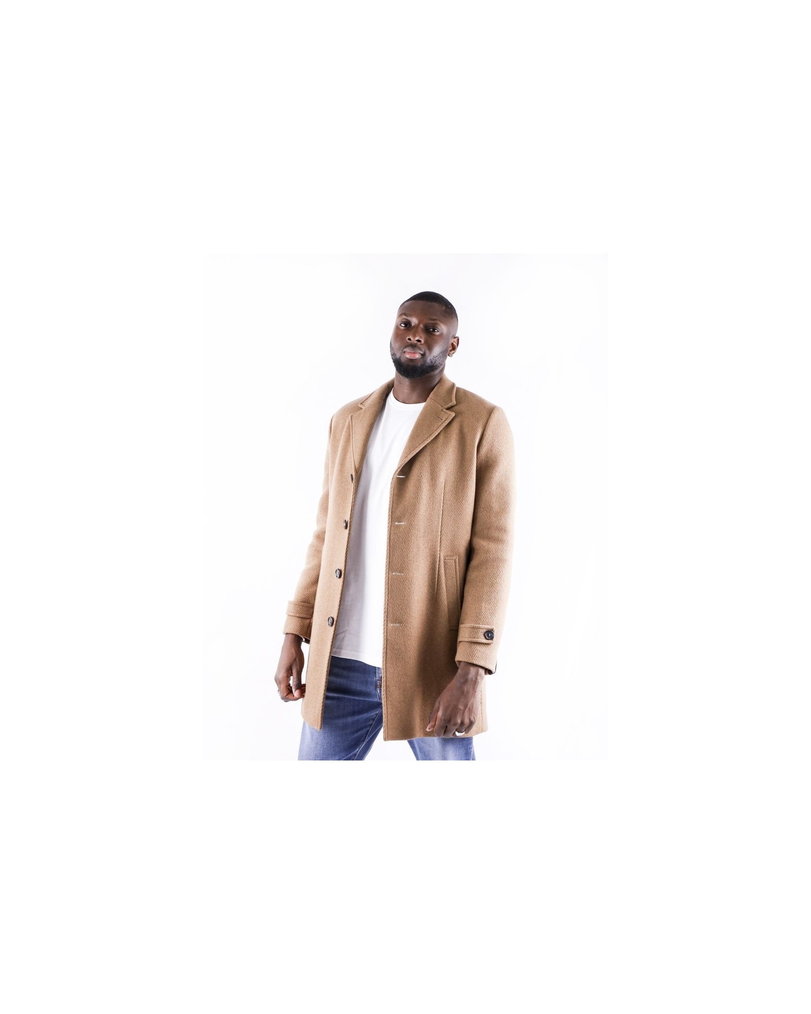 Manteau laine camel homme sale