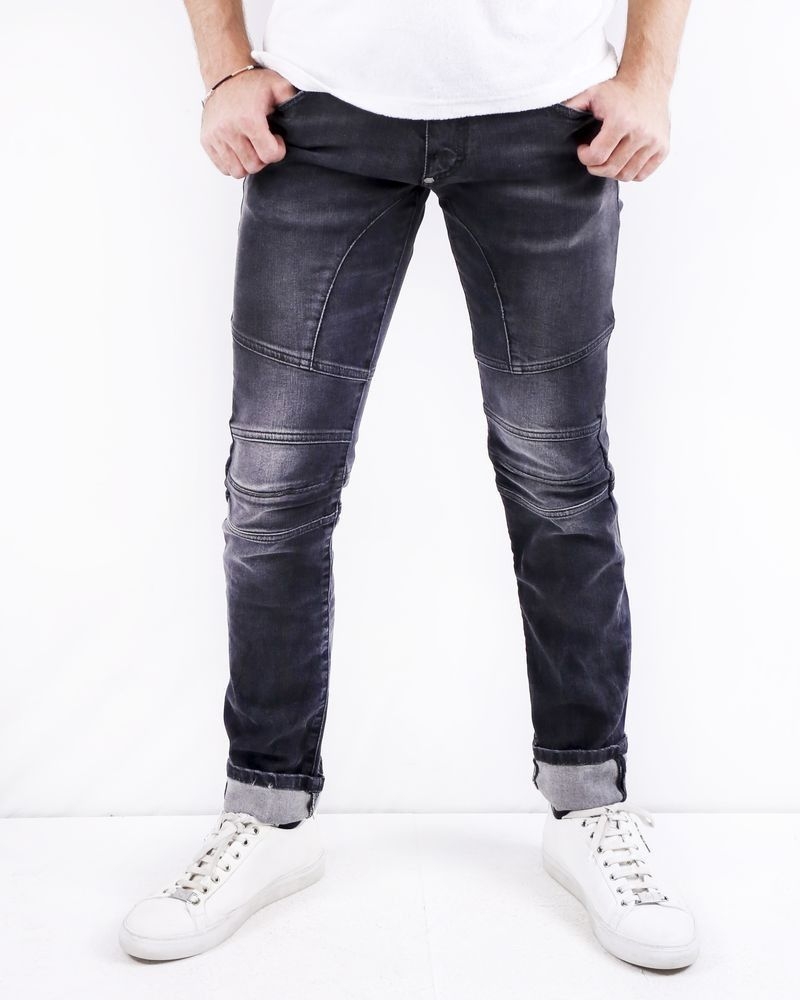 Jean skinny gris matelassé Philipp Plein 