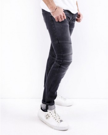 Jean skinny gris matelassé Philipp Plein 