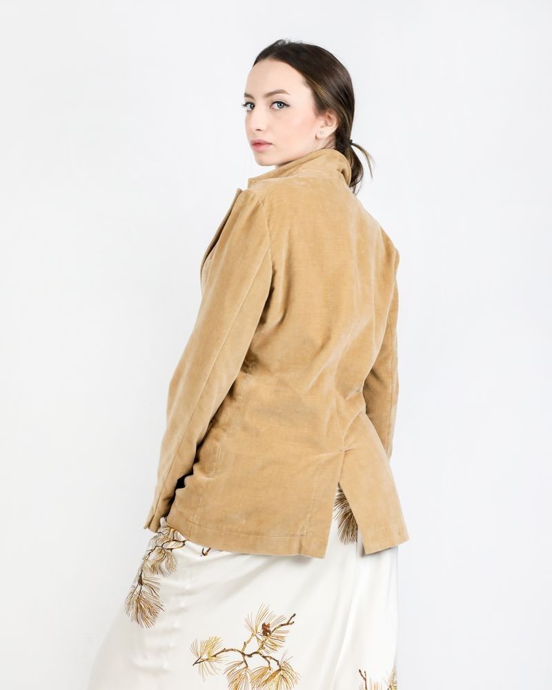 Veste velours cotelé femme camel hot sale