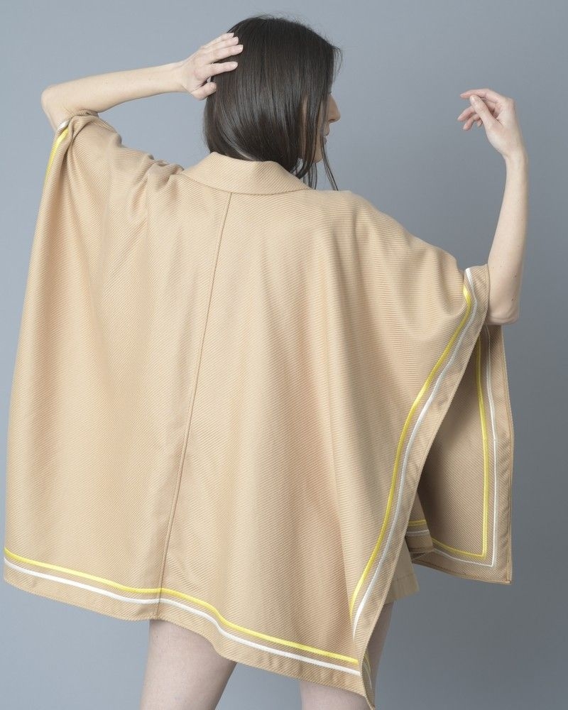 Cape en coton à broderie Elisabetta Franchi 