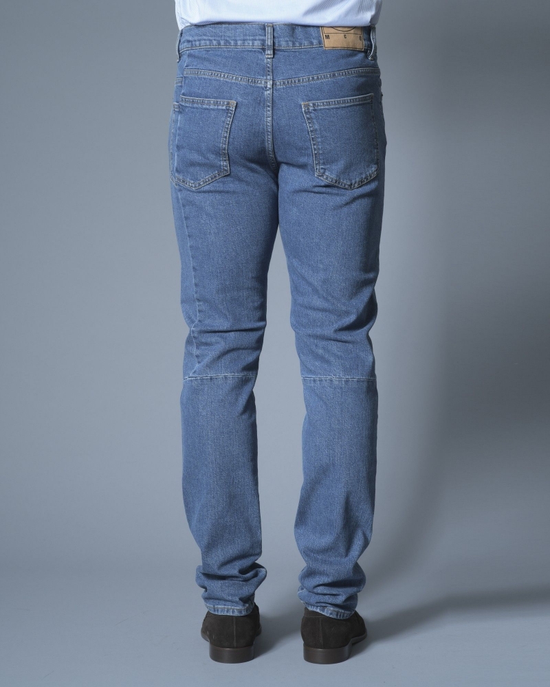 Jeans taille haute bleu clair McQ Alexander McQueen 