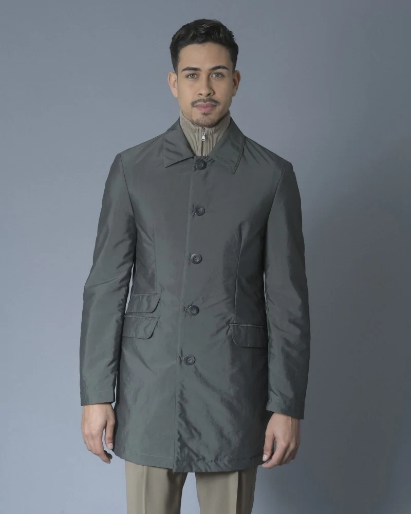 Manteau kaki imperméable habillé Aquarama 