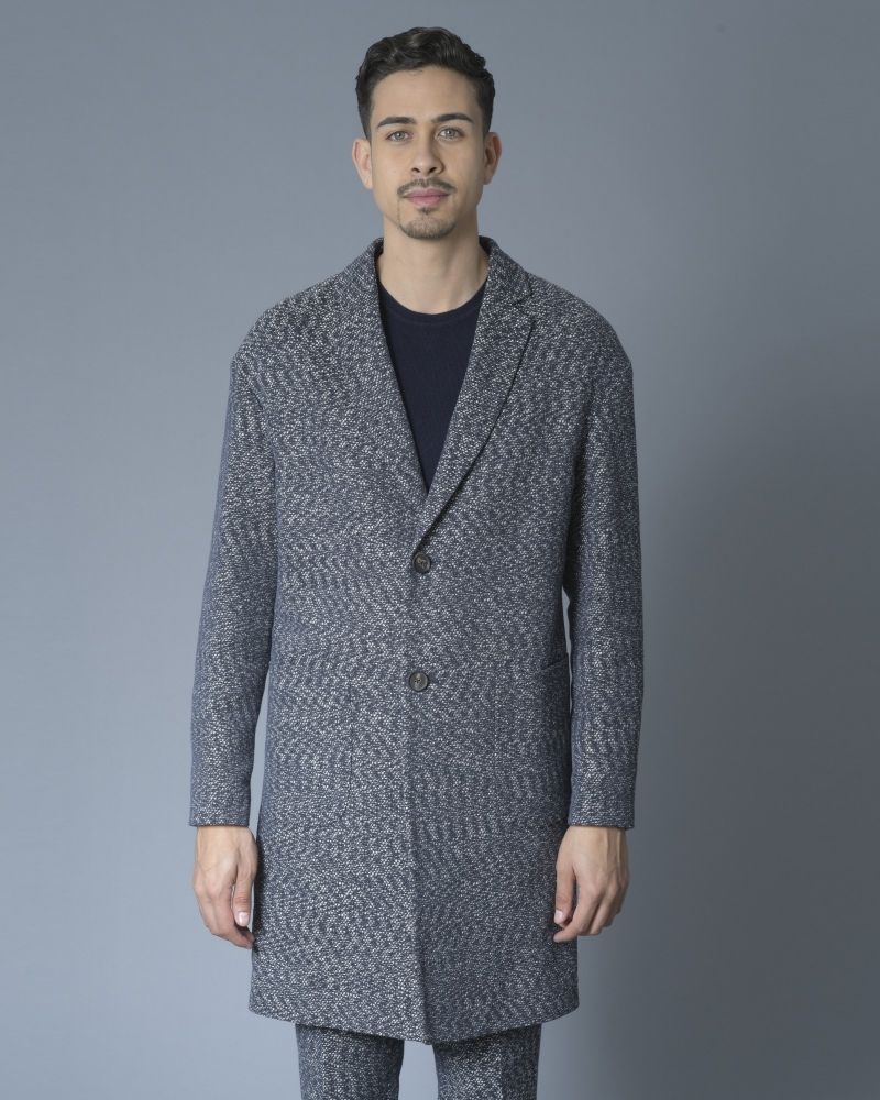 Manteau en tweed de coton Ly Adams 