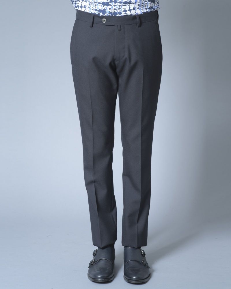 Pantalon en laine bleu Ly Adams 