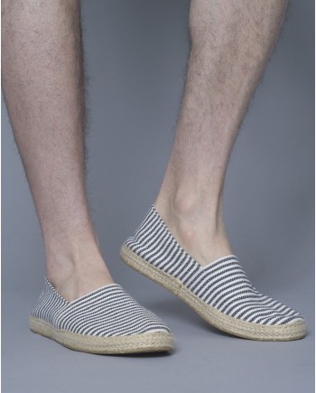 Espadrilles en toile à rayures Eleventy 