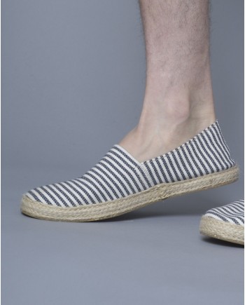 Espadrilles en toile à rayures Eleventy 