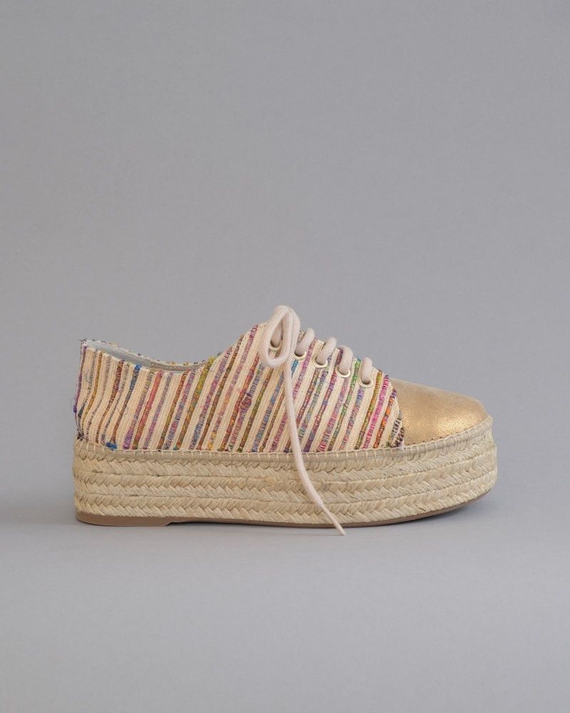 Espadrilles en toile à rayures Casheart 