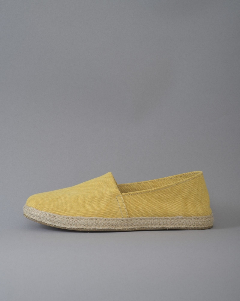 Espadrilles en toile jaunes Eleventy 