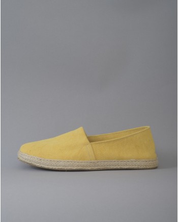 Espadrilles en toile jaunes Eleventy 