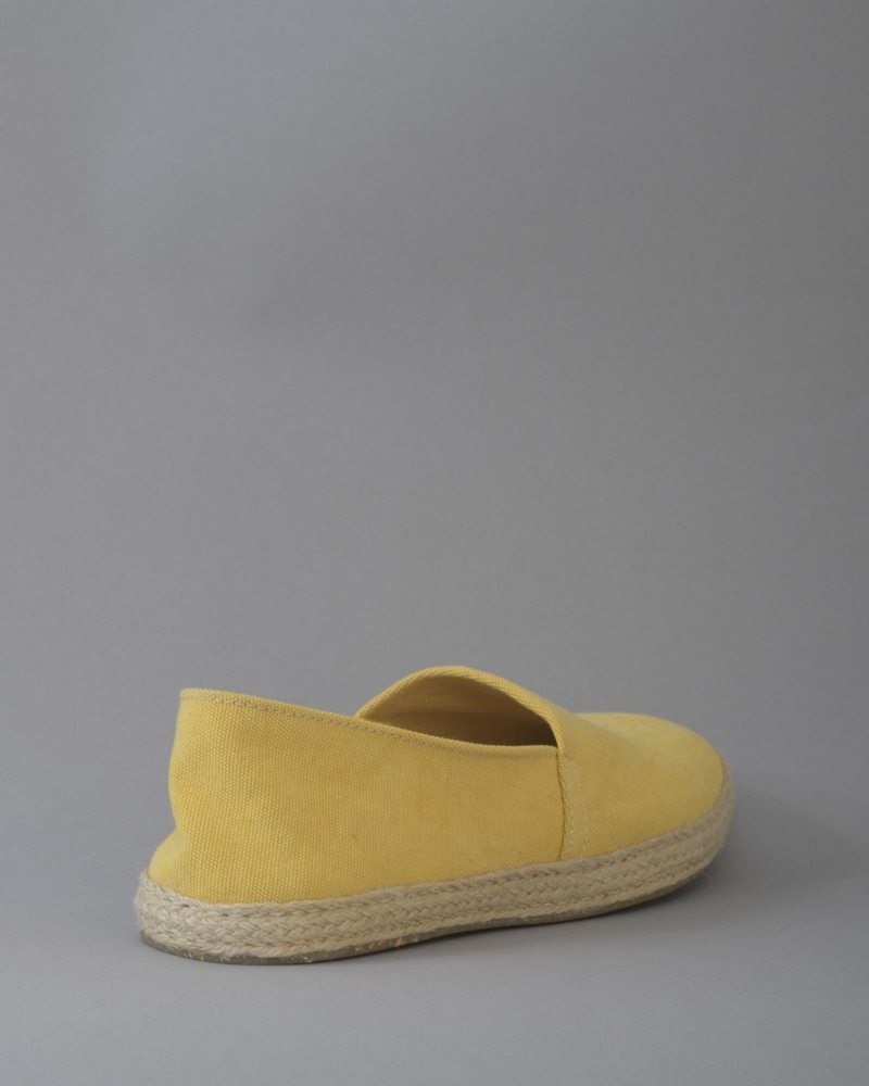 Espadrilles en toile jaunes Eleventy 