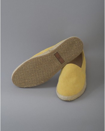 Espadrilles en toile jaunes Eleventy 