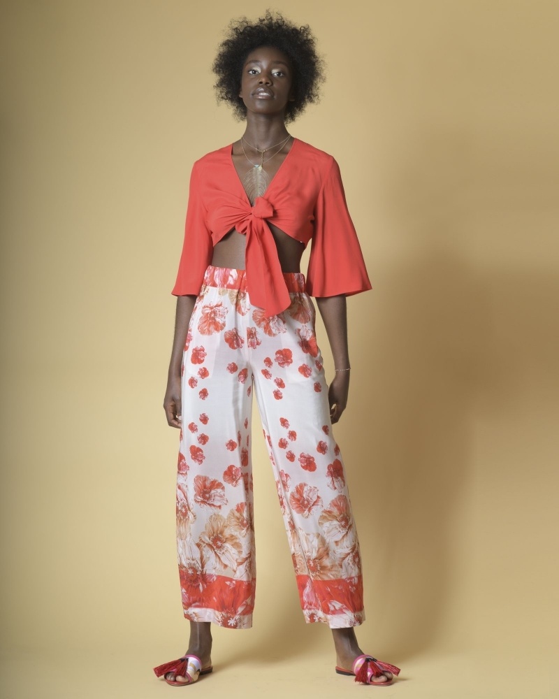 Crop top rouge Space Simona Corsellini 