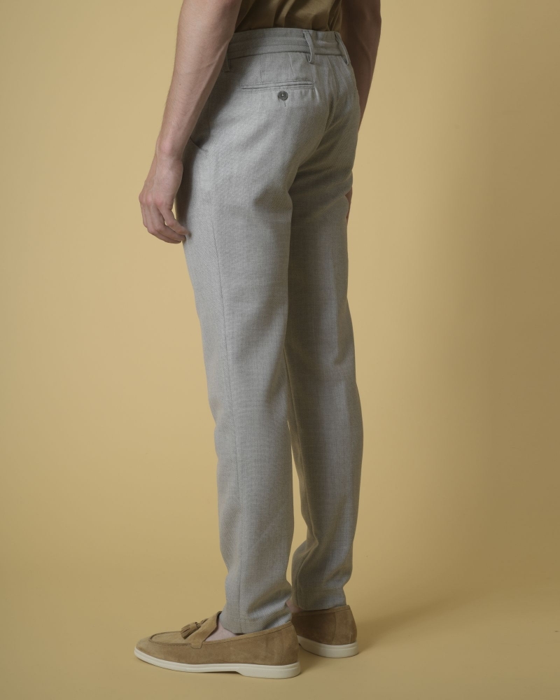 Pantalon en lin gris Ly Adams 