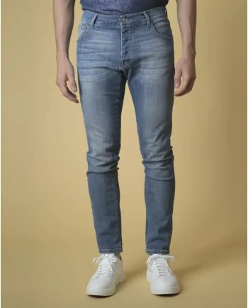 Jean skinny bleu Castelbajac 